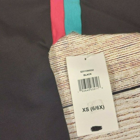 Girls Long Sleeve Top Love Printed Black Tunic Shirt Eyeshadow XS(6/6X) NWT - Picture 6 of 9